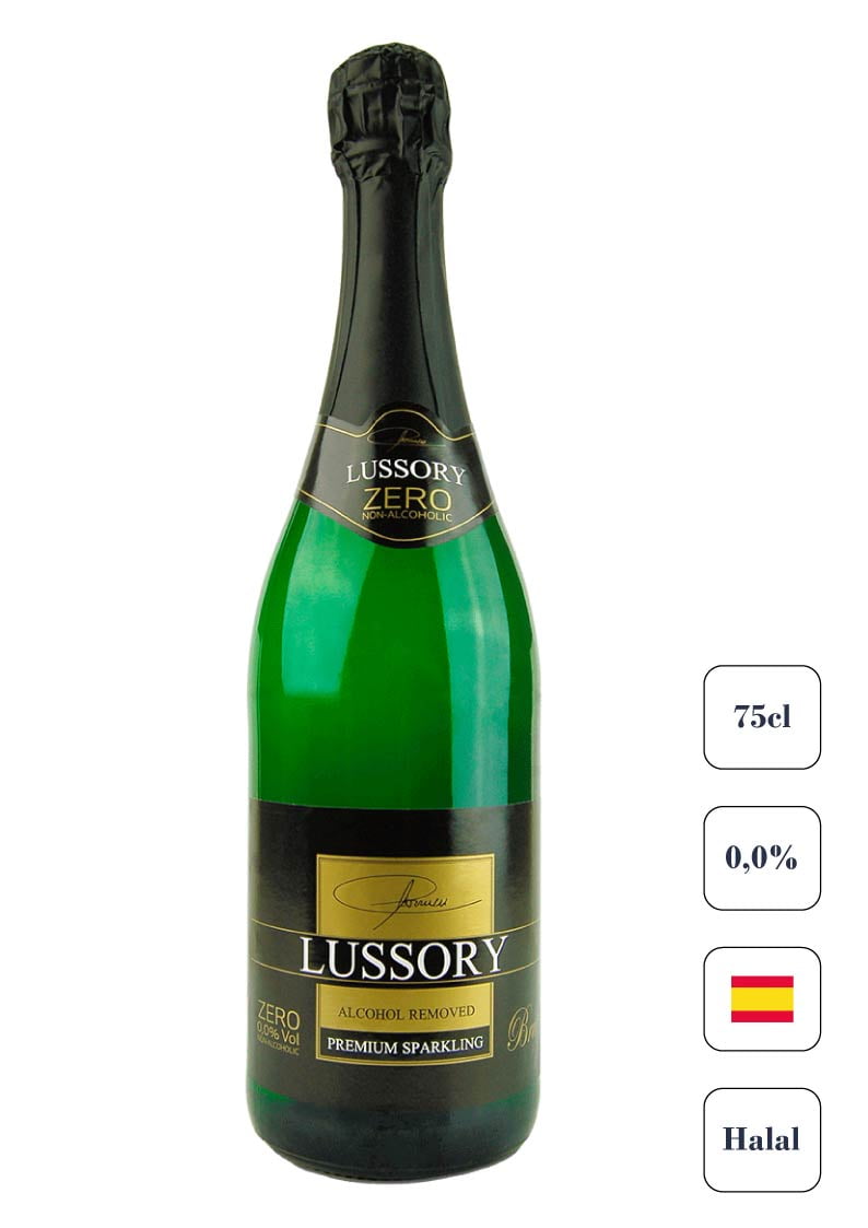 Lussory Premium Sparkling 0,0% Halal - THE TOP DRINKER